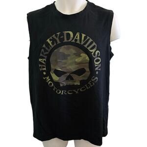 Harley-Davidson Black Tank Top. North Hampton, NH. Size Large